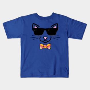 Cool Cat Wearing Sunglasses Kids T-Shirt